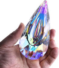 120Mm/4.7In Crystal Prism Suncatcher Window Hanging Sun Catchers AB Colored picture