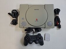 Sony PlayStation 1 PS1 Game Console - Gray Tested And Working Memory Card, Contr picture