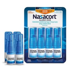 Nasacort Allergy 24HR Non-Drowsy Nasal Spray. Nose-Friendly, 120 Sprays picture