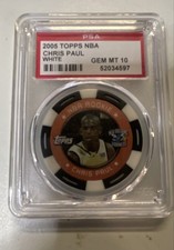 2005-06 Topps Chips - Chris Paul RC #489/599 PSA 10 Rookie Pop 3 picture
