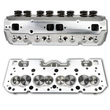 Complete Aluminum Cylinder Head For SBC Chevy 350 190cc 64cc 2.02/1.60 Angle picture