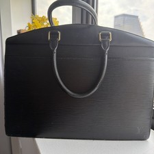 Authentic Louis Vuitton Epi Riviera Hand Bag Black M48182 LV 740AA picture