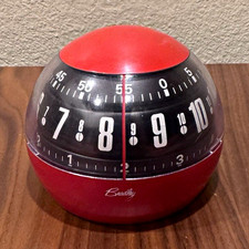 Rare 1970s Bradley Space Age Eyeball Sphere Wind-Up Alarm Clock - Japan picture