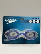 Speedo Trigger Swim Goggle | Latex‑Free | Soft Seal | Anti‑Fog Lenses picture