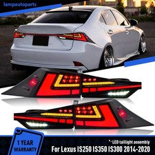 3PCS LED Tail Lights For Lexus 2014-2020 IS250 300 350 500 Rear Lamp Sequential picture