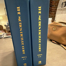 The Motion Picture Guide Index A–J & K–Z Hardcover Set Nash Ross 1987 picture
