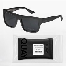 QUAY Australia Dealers Choice Polarized Sunglasses 76784 Mens Matte Black Frame picture