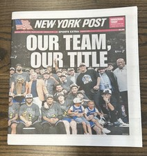 🏆 NEW YORK POST JUNE 15 2026 KNICKS OUR TEAM OUR TITLE NEWSPAPER CHAMPIONS 🏆 picture