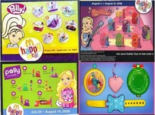 1993 - 1995 & 2004 - 2008 POLLY POCKET MCDONALDS HAPPY MEAL TOYS  - U - PICK picture