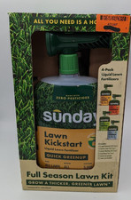Sunday Full Season Lawn Kit 4 Pack Hose On Fertilizer Kit picture