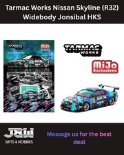 Tarmac Works Nissan Skyline (R32) Widebody Jonsibal & HKS 1/64 picture