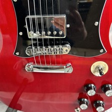 Custom SG Gloss Red Electric Guitar HH Pickups Perfect Sound Quality picture