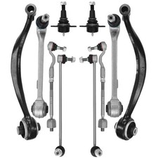 10 Piece Front Lower Control Arm Ball Joint Tie Rod Sway Bar Link for BMW X3 X4 picture
