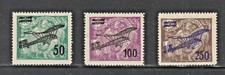 Czechoslovakia, 1922 Airmail Set  of 3, Scott # C7-C9 Michel # 199-201 MLH picture