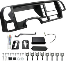 Double Din Dash Panel Compatible with 95-02 GMC Chevrolet Cadillac picture