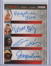 LOVE, SKY, KONG, JACQUELINE TNA 2008 TriStar Cross The Line Auto #C4-6 Card picture