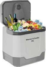 35 Qt (33L) Electric Cooler & Warmer Car Fridge AC/DC Plug-In 12V/110V Auto-Lock picture
