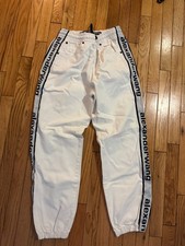 Alexander Wang Men's Side Tape Logo Jean Joggers - Size S picture