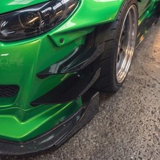 Front Bumper Side Canards Aero Splitter Universal Acrylic Pair USA picture