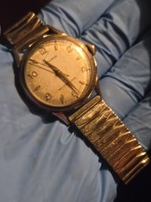 Vintage Bulova 10k Rolled Gold Plated Self Winding Watch- Running picture