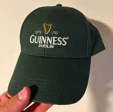 Guinness Dublin Green Adjustable Baseball Cap Hat Breweriana Theme Ireland HQ picture