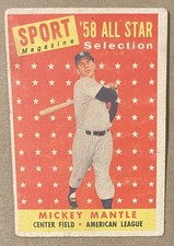 TOPPS 1958 BASEBALL CARDS, MOST ARE ROUGH. PICK A CARD. picture