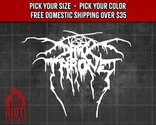 Darkthrone Decal for Car Band Logo Sticker for Laptop Black Metal Dark Throne picture