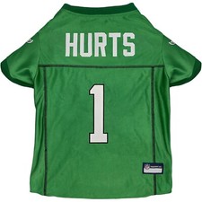 Pets First NFLPA Jalen Hurts Kelly Green Jersey for Dogs & Cats Throwback Jersey picture