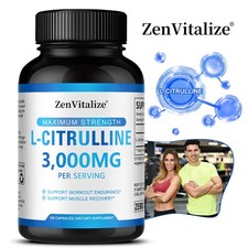 L Citrulline 3000mg Supplements Muscle Strength Endurance 120 Capsules picture