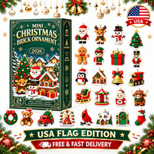 Mini Christmas Brick Ornament Advent Calendar 2026 – Building Blocks Countdown picture