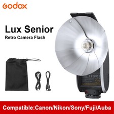 US Godox Lux Senior Retro Flash Speedlite Light Universal for Photography Camera picture