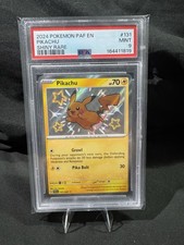 2024 POKEMON PAF EN-PALDEAN FATES SHINY RARE #131 PIKACHU PSA 9 picture
