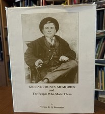 Greene County Memories... V Fernandes 1st Ed 1991 HCDJ Illinois VG+ picture
