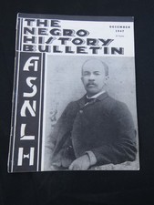 Negro History Bulletin Magazine Black History December 1947 picture