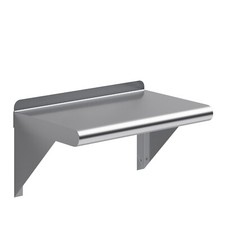 AmGood 10 in. x 16 in. Stainless Steel Wall Shelf | NSF Certified 10x16 Shelving picture