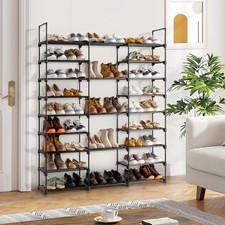 9 Tiers Shoe Rack Storage Organizer Shoe Shelf Organizer for Entryway Holds picture