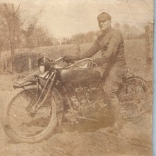 c1910s Indian Motorcycle Sidecar Man Mini 3