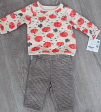 Little Planet by Carter's Baby 2-Piece Pumpkin Outfit – Size 3 Months – NWT picture