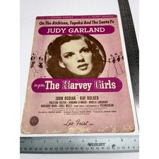 Vintage Sheet Music Lot of 6, Judy Garland, Bing Crosby, Al Jolson, 1920s-40s picture