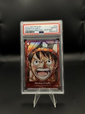 2023 One Piece EN Monkey D. Luffy #002 PSA 10 P-022 Premium Card Collection  picture