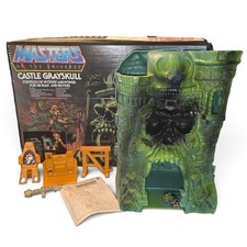 Vintage 1981 MOTU Castle Grayskull Playset Incomplete w/ Box Mattel He-Man picture