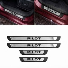 FOR HONDA PILOT DOOR SILL SCUFF PLATE SCRATCH PROTECTOR 4 DOOR picture