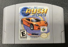 San Francisco Rush 2049 (Nintendo 64, 2000) Racing Video Game Cartridge Only picture