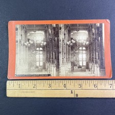 Iowa State Capitol Library Des Moines Stereoview Susong 1880s Flat Mount picture