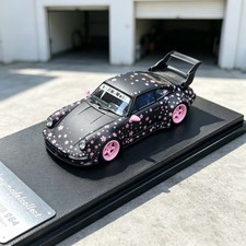 1:64 911 RWB 964 High Wing Widebody Alloy Model Car Collectible Diorama picture