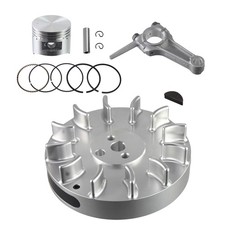 Billet Aluminum Flywheel Connecting Rod Piston For  Predator 79cc 98cc Engine picture
