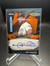 2026 Topps Finest Gary Sheffield Finest Ink Auto Orange 3/25 SSP Marlins On Card picture