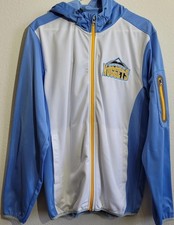 G-III Sports Denver Nuggets NBA Mens Small Full-Zip Jacket Team Color NWT picture