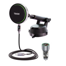 TRON 25W Wireless Ice Cooling Car Mount Charger Compatible / iPhone &Android picture