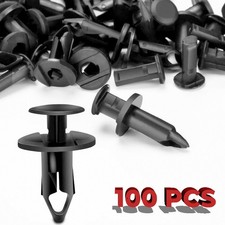 100x 8mm Fender Clips Body Rivets Push Pin for ATV Honda TRX300EX 450R Rancher picture